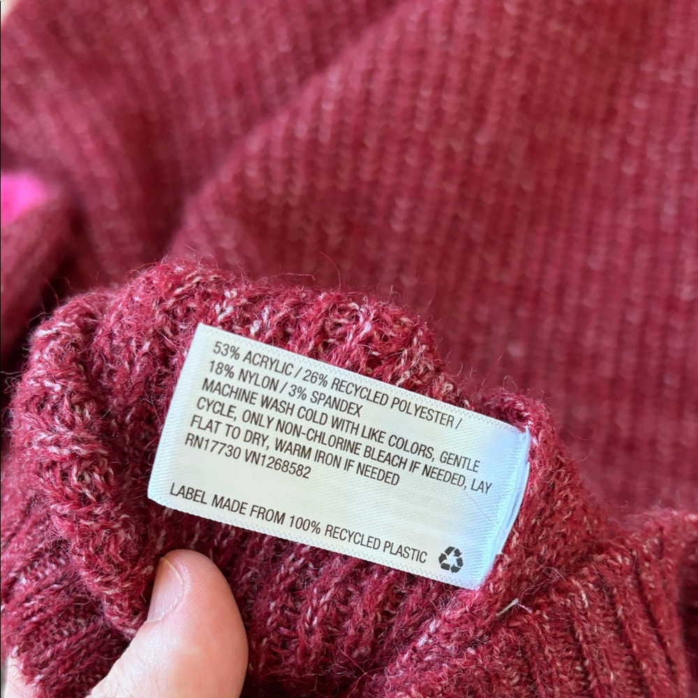Wild Fable Oversized Crop Turtleneck Sweater - Picture 4 of 4